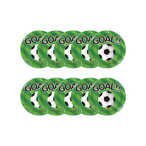 Wozhuo Football Party Supplies Paper Plates Cups Napkins Tablecloth Cutlery Set Bulk