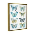 thumbnail image 3 of Stupell Varied Butterflies Insect Patterns Animals & Insects Painting Gold Floater Framed Art Print Wall Art, 3 of 6