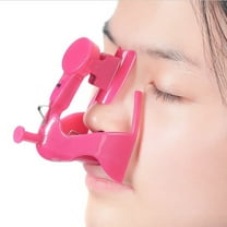 Anvazise Electric Nose Clip Painless Effective Nose Heighten Device Beauty Nose Up Lifting Shaper Clip for Girl Rose Red