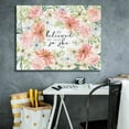 thumbnail image 5 of Epic Graffiti 'Floral She Believed' by Cindy Jacobs, Canvas Wall Art, 34"x26", 5 of 8