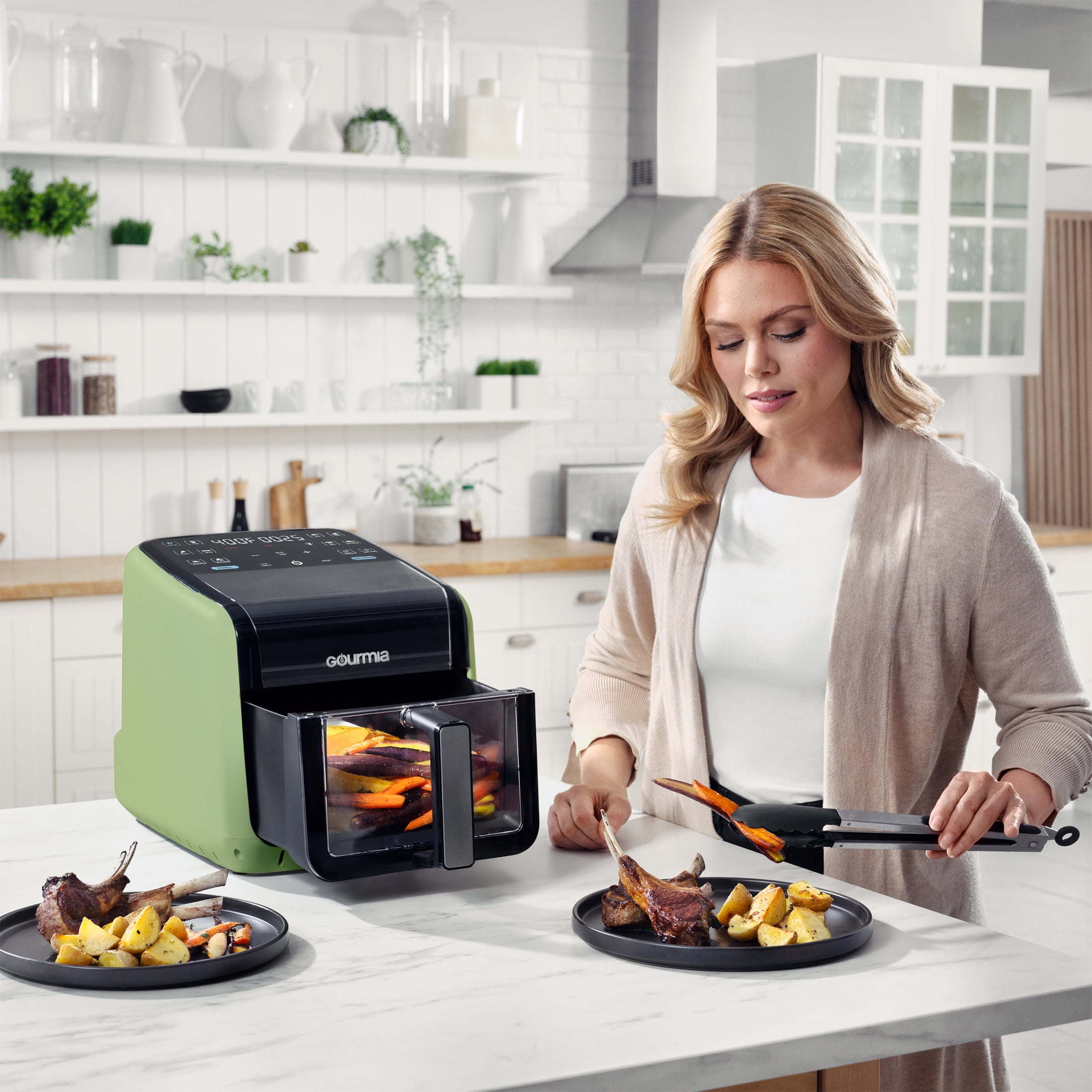 Gourmiaグルミア7-QT DIGITAL AIR FRYERエアフライヤー Gourmia 7 Qt Large Hot Air Fryer, Digital, Guided Cooking