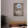 thumbnail image 2 of Bathroom Wall Art Daisy Canvas Pictures Vintage Canvas Artwork Flowers Bathtub Rustic Wood Board Background Contemporary Wall Art Decor Bedroom Living Room Office Home Framed Ready to Hang 12" x 16", 2 of 5