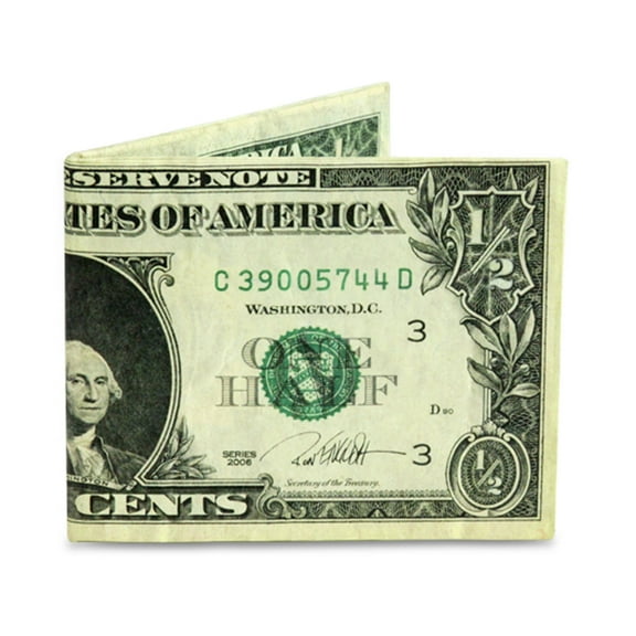 Ron English Half Dollar Bill Pop Culture Mighty Billfold Wallet