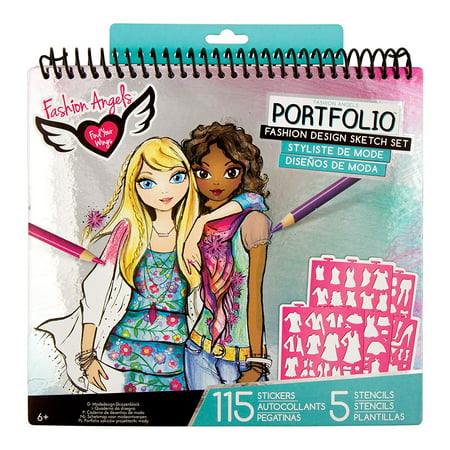 Fashion Design Sketch Portfolio, BWalmartE AN FASHION DESIGNER with this portfolio! By Fashion