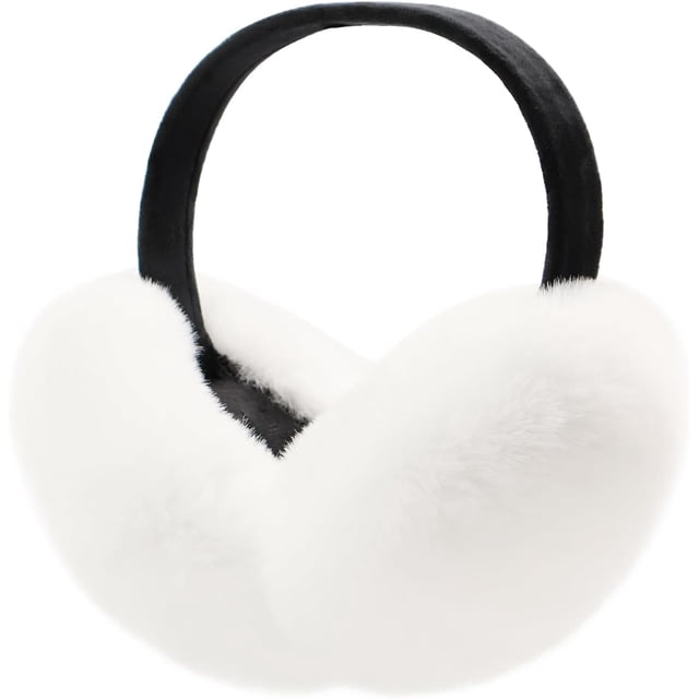 LinYooLi Cache-Oreilles d'Hiver en Fausse Fourrure Chauds Mignons Pliables pour Femmes Filles