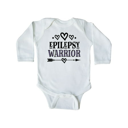 

Inktastic Epilepsy Warrior Awareness Support Gift Baby Girl Long Sleeve Bodysuit