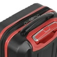 thumbnail image 4 of Olympia U.S.A. Apache 3-Piece Expandable Hardcase Luggage Set with Spinner Wheels, Black/Red, 4 of 10