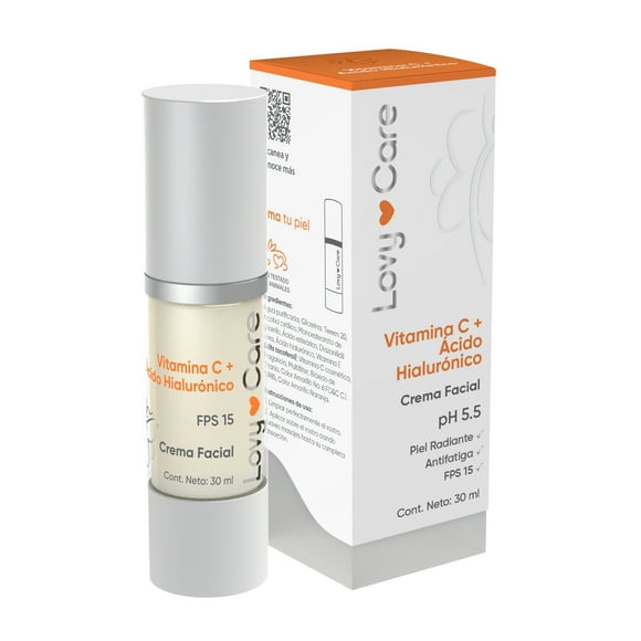 Crema Facial Lovycare Vitamina C y äcido Hialurónico 30 ml