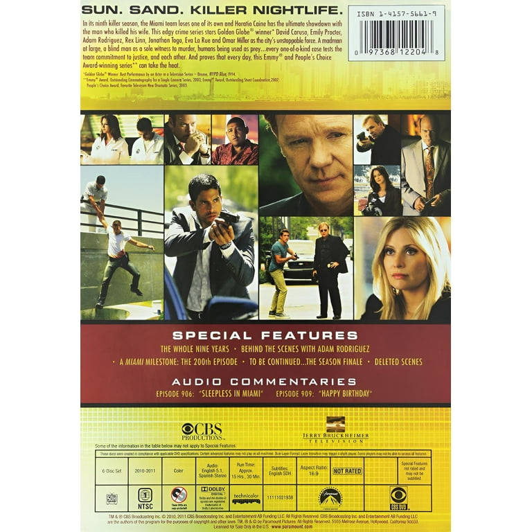 CSI:マイアミ コンパクト DVD-BOX シーズン9 中古DVD