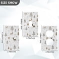 thumbnail image 7 of Yayeee Blank Wall Plate Cover 1-Gang 4.5"x2.7" Home Unused Decorative Outlet, Christmas Forest, 7 of 7