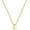 F, variant on Paperclip Necklace for Women Paper Clip Initial Necklaces Paperclip Letter Choker Necklace Gold Plated Chain Round Disc Alphabet Letter Pendant Necklace Fashion Jewelry Gift