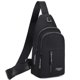 thumbnail image 1 of Men's Chest Bag Usb Charging Sport Sling Bag Male Waterproof Bags Multi Zip Pockets, 1 of 3