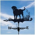 thumbnail image 4 of Ccnzzitsht Vintage Metal Weather Vane Animal Design Black Wind Direction Indicator, 4 of 5