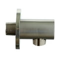 thumbnail image 2 of Dax Brass Round Hose Connector Brushed Nickel Finish, 2 of 2
