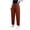 Wine, variant on Karymi Womens Pants Trendy Straight-Leg Solid Long Comfy High Waisted Pants Cotton Linen Fabric Skin-Friendly Breathable Straight Pants String Women Trousers with Pockets 2026