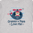 thumbnail image 4 of Inktastic Grammy and Papa Love Me Boys Long Sleeve Toddler T-Shirt, 4 of 5