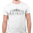 thumbnail image 2 of Skyline Beirut Lebanon Shirt Unisex Large White, 2 of 5
