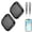 F02B Black, variant on Air Tracker, AYAMAYA Bluetooth Keys Finder with Sling Lightweight Item Locator Compatible with Apple Find My (iOS Only), Key, Luggage and Pets