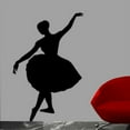 thumbnail image 1 of Wallhogs Ballerina Silhouette Cutout Wall Decal, 1 of 2