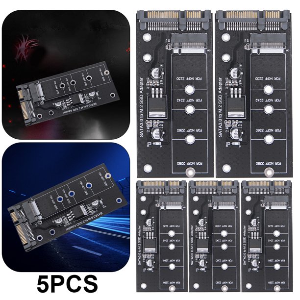 Placa Conversión M2 A SATA3.0 Placa Adaptadora 6 Gbps Compatible Con NGFF 2230 2242 M2 SSD