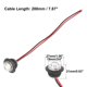 thumbnail image 4 of 10 Piezas 3/4" Lateral Fabricante Indicador Luz Cola Luces para Cami?n Blanco Unique Bargains conjuntos de luces de marcador lateral automotriz, 4 of 8