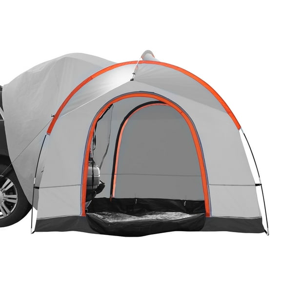 VEVOR Tente de Camping SUV, 8'-8' SUV Tente Accessoire pour le Camping avec Couche de Pluie et Sac de Transport, PU2000mm Double Couche Tente de Camion, Accueillir 6-8 Personne, Tente Arrière pour Hayon de Trappe de Fourgon