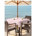 thumbnail image 2 of Outdoor Tablecloth with Umbrella Hole & Zipper, Pink Square Tablecloth 54x54 Inch, Modern Ombre Contemporary Abstractv Patio Table Cover Waterproof Table Cloth for Picnic/Party, 2 of 7