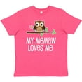 thumbnail image 3 of Inktastic My Memaw Loves Me Grandkids Owl Youth T-Shirt, 3 of 5