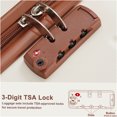 thumbnail image 2 of JERFIT 3-Piece ABS Hard Shell Luggage Set with TSA Lock, 360° Spinner Wheels, Lightweight Suitcase Set in Ivory, 2 of 10