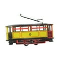 thumbnail image 3 of Modelo en miniatura de tranvía, modelo de coche de transporte, decoración antigua, colección de hierro, vehículos, juguete para coleccionistas, regalo, 3 of 8