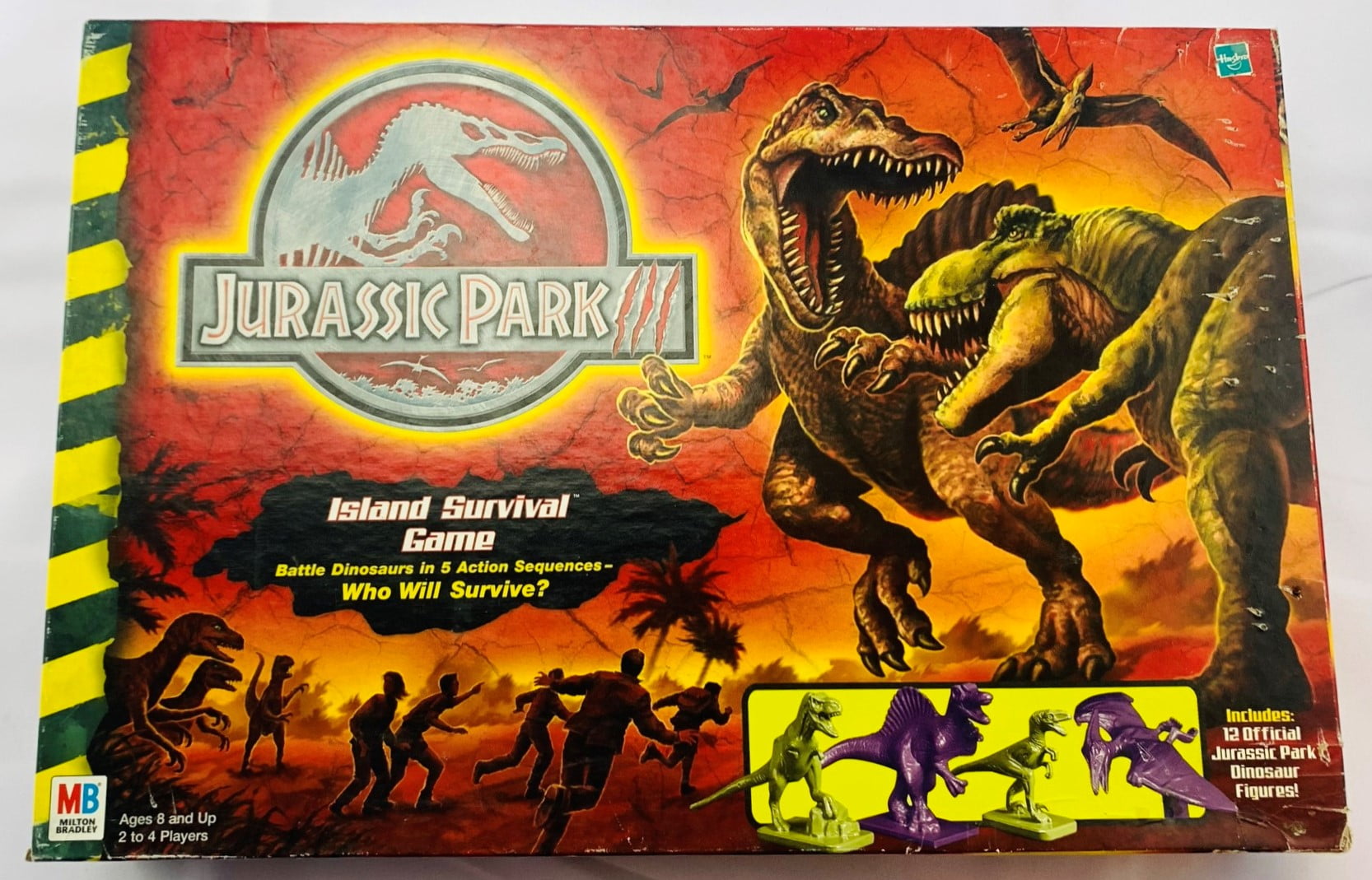 Pre-Owned Jurassic Park III: Island Survival Game 2001 Milton Bradley Complete Great Condition