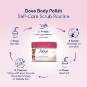 Dove Exfoliating Body Polish Pomegranate Seeds and Shea Butter Body Scrub, 10.5 oz