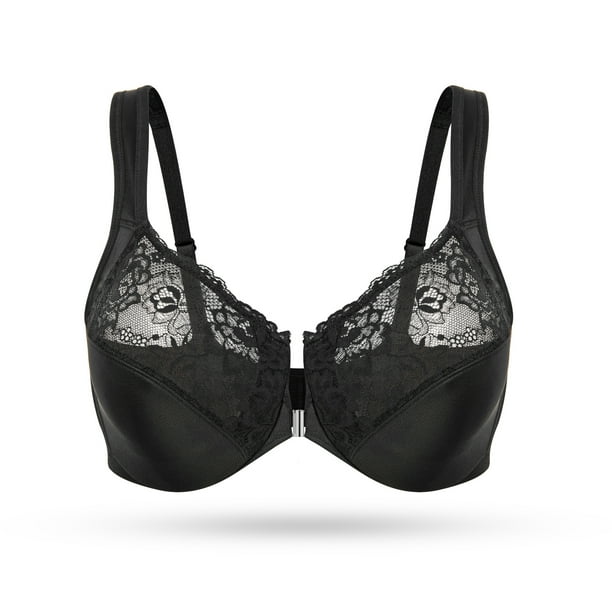 Wingslove Women's Front Closure Full Coverage Wired Plus Size Minimizer