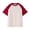 a-Red7423, variant on VNKIDY Women's T-Shirt Color Block Raglan Short Sleeve Tees Crewneck Relaxed Fit Casual Basic Top For Daily Layering Wear Versatile Top