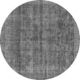 thumbnail image 1 of Ahgly Company Indoor Round Abstract Gray Modern Area Rugs, 5' Round, 1 of 4