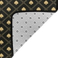 thumbnail image 4 of Area Rugs For Living Room Decor - black golden spades checkered Soft Anti Slip Throw Washable Rugs 5x7 For Bedroom, Indoor Carpet For Bedroom Living Room 80x58In, 4 of 7
