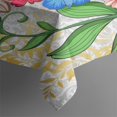 thumbnail image 3 of Rectangle Boho Style Waterproof Tablecloth 60×84 Inch, Bohemian Colorful Floral Reusable Indoor/Outdoor Durable Table Cover for Party Kitchen Dinner Room Decor, 3 of 5