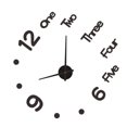 thumbnail image 4 of Reloj de pared eléctrico para el hogar, sala de estar, dormitorio, decorativo, acrílico, reloj de pared, alimentado por batería, negro Noticed HA6192-02B, 4 of 6
