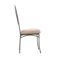 thumbnail image 4 of SEI BC1491 Lucianna Chaises 4pc Ensemble - Brun Foncé, 4 of 9