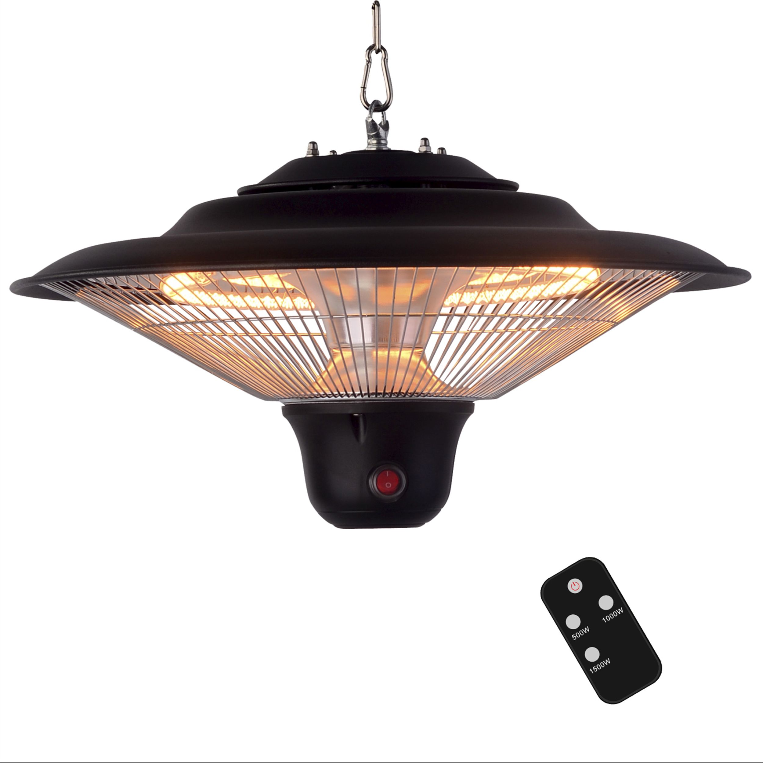 Optimus PHE-1500BR Portable Garage Shop Infrared Quartz Ceiling Mounting Heater