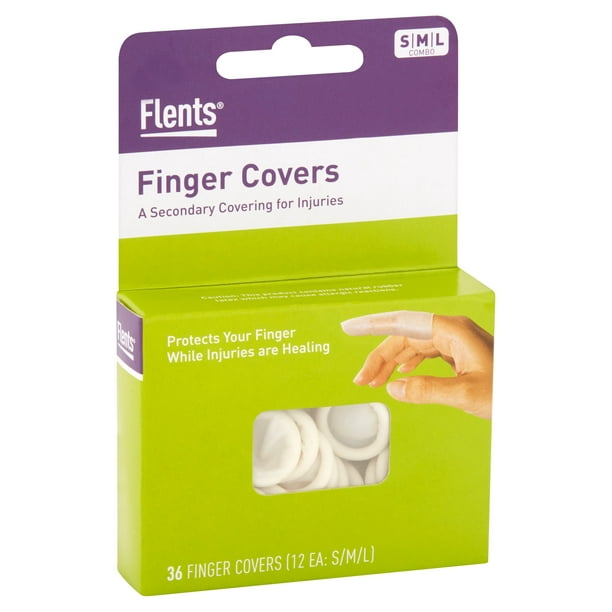 Flents® First Aid Cots Protection - Finger Covers for Aid, Natural Rubber Latex, 36 Count -