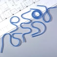 thumbnail image 5 of RV PVC flexible + regla de metal 30 cm * 2 Regla curva flexible Regla curva claramente flexible Dos escalada portátil para oficina escuela estudio dibujo técnico carpintería de prendas de vestir Sailing Electrónica, 5 of 5