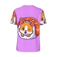 thumbnail image 3 of Rocae Corgi In Sushi Roll for Breathable Men's Baseball T-Shirt Fashionable Casual Baseball Jersey, Moisture-wicking Sportswear XX-Large, 3 of 9