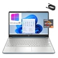 thumbnail image 2 of HP 15 15.6" FHD Laptop, Hexa-Core AMD Ryzen 5 5500U up to 4.0GHz (Beat i5-1135G7), 16GB DDR4 RAM, 1TB PCIe SSD, 802.11AC WiFi, Bluetooth 5.0, Type-C, Spruce Blue, Windows 11, 2 of 6