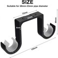 thumbnail image 2 of SZTXJ Curtain Rod Bracket 2 Pieces Wall Mounted Double Bracket Curtain Rod Ceiling Rustproof Aluminum Alloy Suitable Rod Diameter 28-33mmgold, 2 of 5