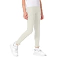 thumbnail image 2 of Posijego Girls Leggings Ruffled Hem Full Length Slim Leg Long Pants for Kids Girls High Waist Workout Yoga Dance Leggings, 2 of 7