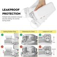 thumbnail image 4 of Collapsible Water Bottles, 20oz Silicone Reusable Water Bottle with Straw and Strap, Leakproof Foldable Sports Water Bottle, 4 of 5