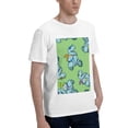 thumbnail image 2 of Bingfone Motorcycle Riding Dinosaur Men'S Loose Fit Short-Sleeve Pocket T-Shirt, 2 of 7