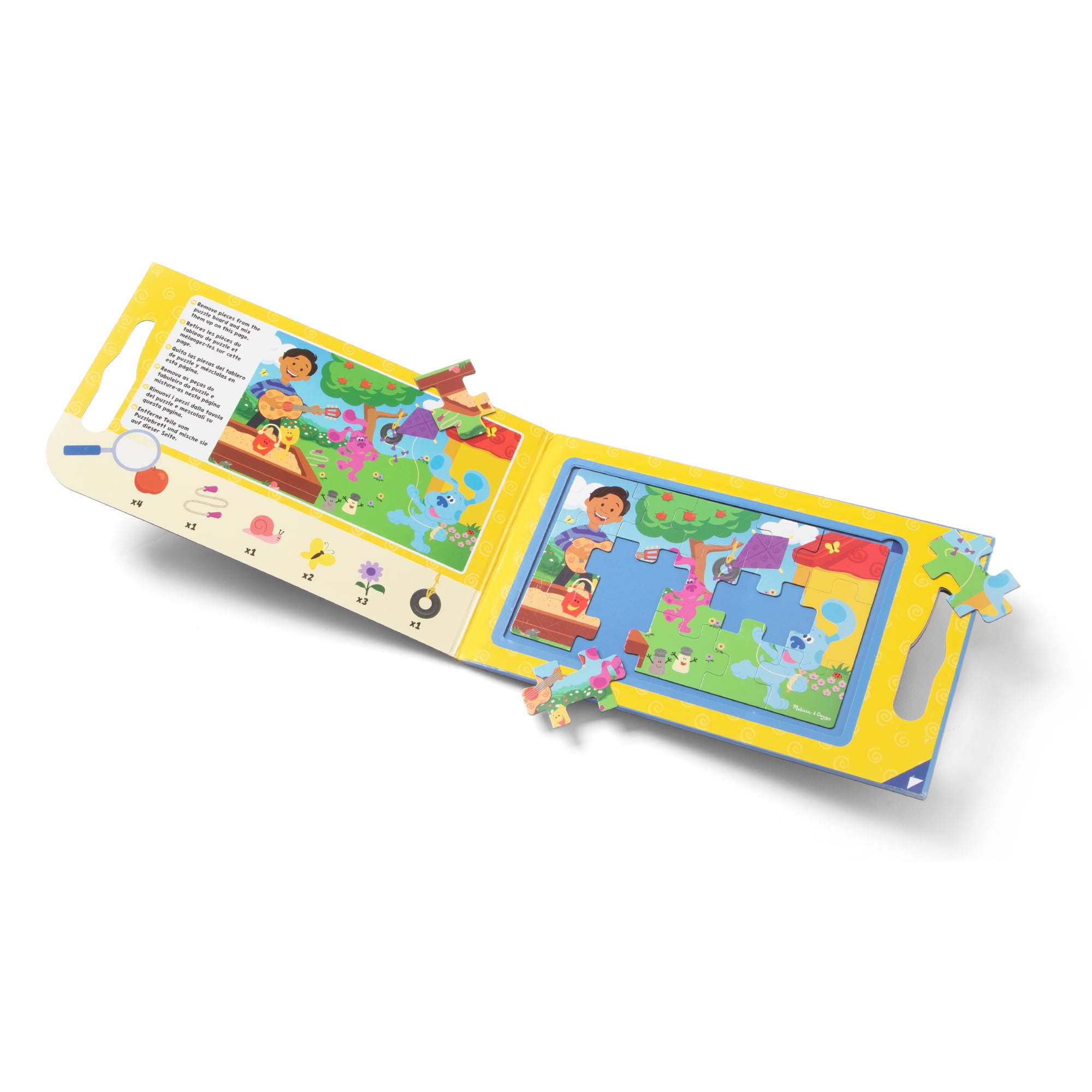 Melissa & Doug Blue's Clues & You! Take-Along Magnetic Jigsaw Puzzles ...