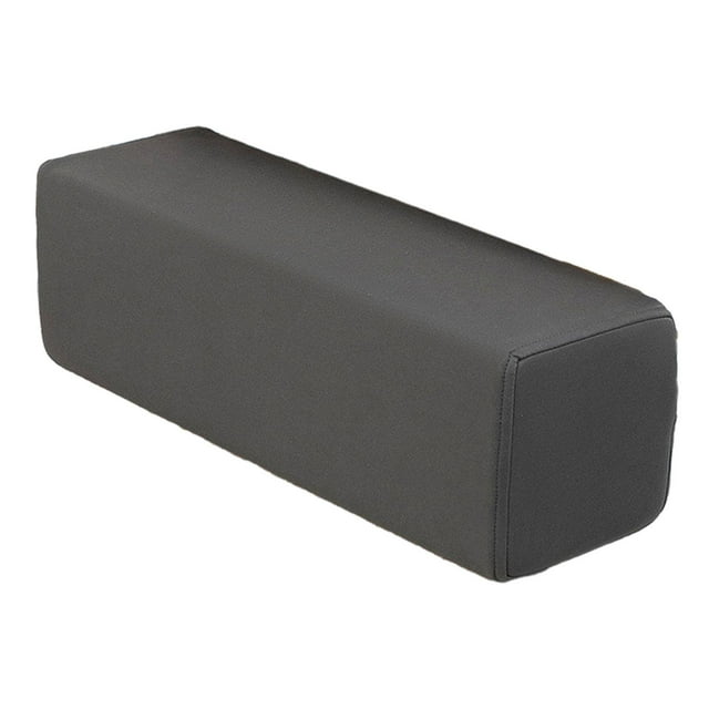 Cojín de descanso para el brazo del sofá, funda de almohada extraíble, almohada de apoyo para el codo, Gris oscuro